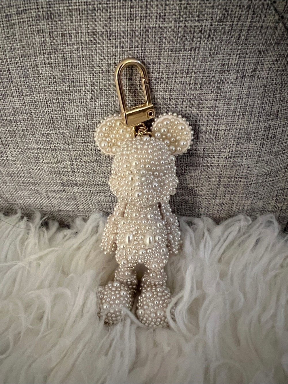Baublebar Mickey Pearl Keychain